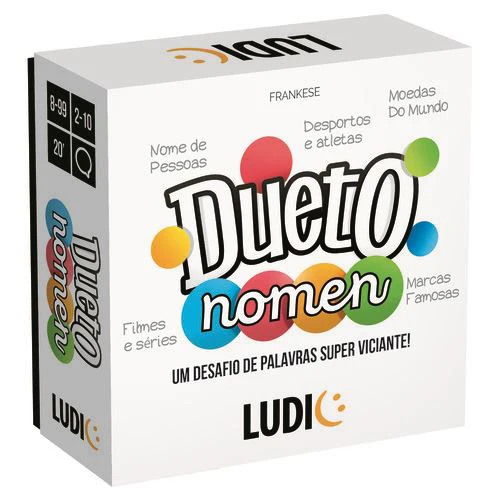 Jogo de Tabuleiro Dueto Nomen - Um Desafio de Palavras - Ludic