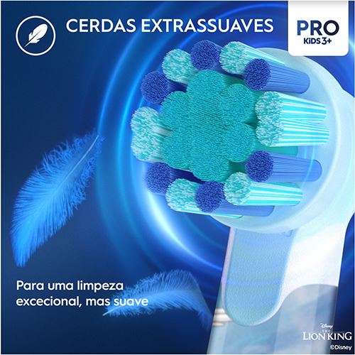 Escova de Dentes Elétrica Criança Oral-B Pro Kids 3+ - Lion King + Estojo - Image 6