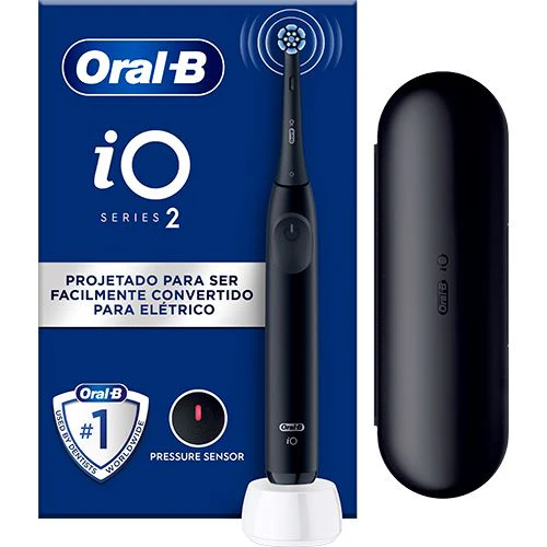 Escova de Dentes Elétrica Oral-B iO 2 | Estojo De Viagem - Preto