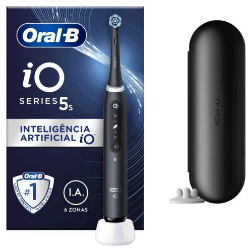 Escova de Dentes Elétrica Oral-B Io 5S - Preto - Outlet - Grade A