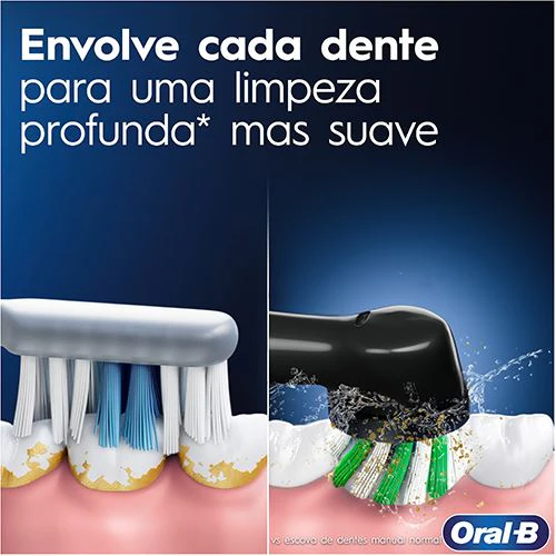 Escova de Dentes Elétrica Oral-B Vitality Pro Cross Action | Azul - Image 2