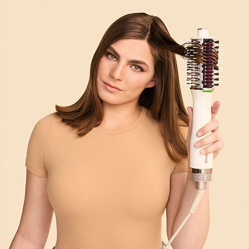 Escova Modeladora de Cabelo Shark HT202EU 2 em 1 - Branco - Outlet - Grade A - Image 6