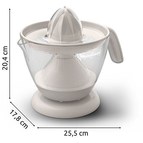 Espremedor de Citrinos Moulinex PC2M0BE0 | 0.8 L | 25 W | Creme - Image 7