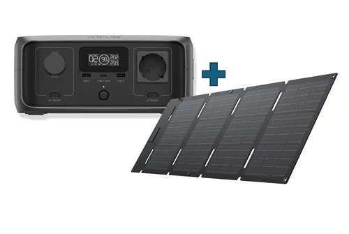 Estação de Energia Portátil EcoFlow RIVER 3 300W + Painel Solar 45W - Image 2