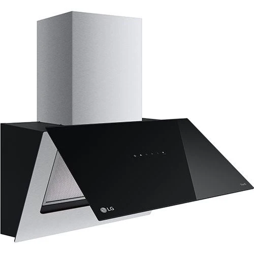 Exaustor de Parede LG HCEZ2428B | 60x43 cm | 600 m³/h | 68 dB | C | Preto e Inox - Image 8