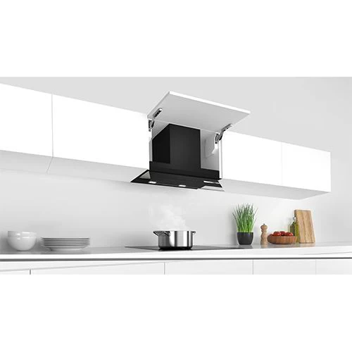 Exaustor Integrado Bosch DBB67AM60 | 59,7x29,8 cm | 652 m³/h | 63 dB | B | Vidro Preto - Image 7