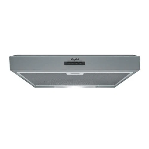 Exaustor Integrado Whirlpool WSLK 66/1 AS X | 13,3x59,9x51 cm | 384 m³/h | 69 dB | C | Cinzento