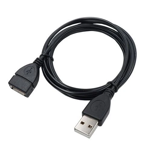 Extensão USB-A M/F Temium 1.8m - Preto