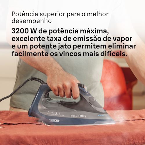 Ferro a Vapor Braun SI9682DB TexStyle 9 - Azul - Outlet - Grade A - Image 4