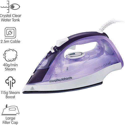 Ferro a Vapor Morphy Richards Crystal Clear - Roxo - Image 6