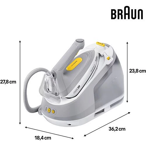 Ferro com Caldeira Braun IS3231GY CareStyle 3 | 7 Bars | 2200 W - Cinzento - Image 3