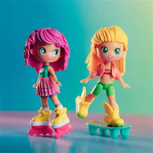 Figura Articulada Pinypon Top: Roller Girls - Famosa - Envio Aleatório - Image 4