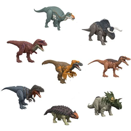 Figura Dinossauro Jurassic World Saga: Wild Roar  - Mattel - Envio Aleatório