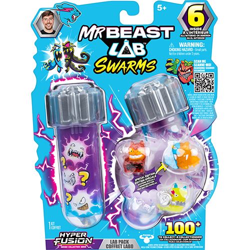 Figuras de Ação Mr Beast Lab - Pack 6 Unidades - Moose Toys