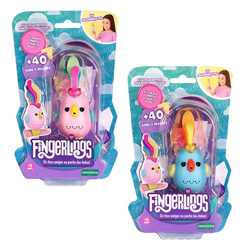 Fingerlings - Pássaros Interativos - Concentra - Envio Aleatório
