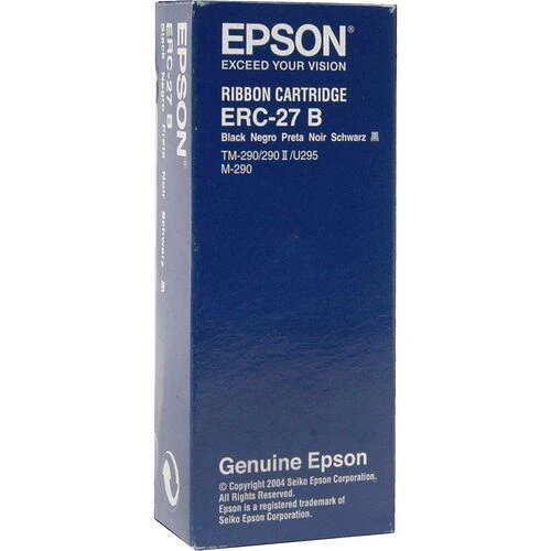 Fita Epson ERC 27B para TM-U290/II | U295 | M-290 - Preto