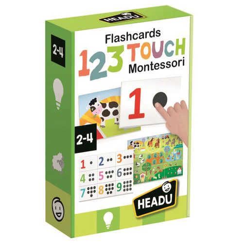 Flashcards 123 Touch Montessori - Headu