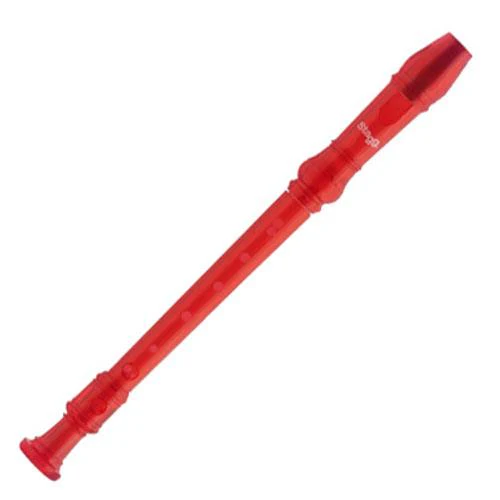 Flauta Bisel Stagg Vermelha