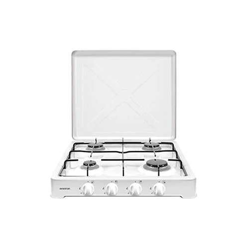 Fogão Portátil Gás Infiniton GGP-4F | 15x49x55 cm | 4 Bocas | Branco