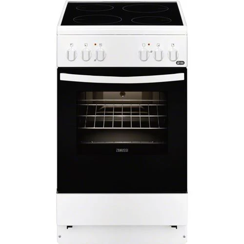 Fogão Zanussi ZCV540G1WA | Elétrico | 85x50x60 cm | 58 L | 4 Zonas | A | Branco