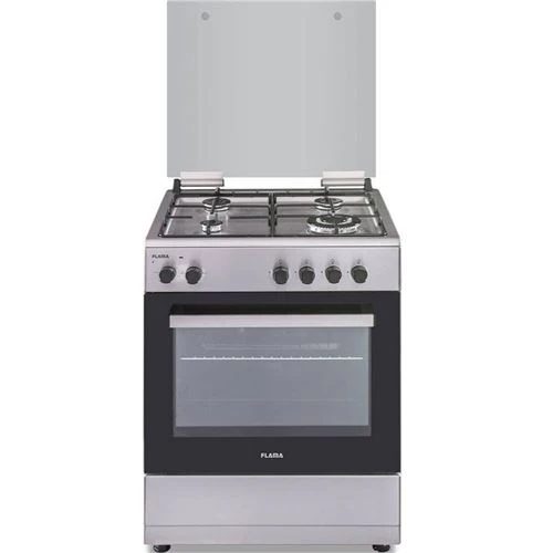 Fogão a Gás Flama 8261FL | 88x60x60 cm | 4 Bocas | A | Inox