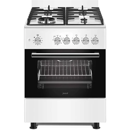 Fogão a Gás Natural Junex RL 776 W | 60 cm | 4 Bocas | A | Branco