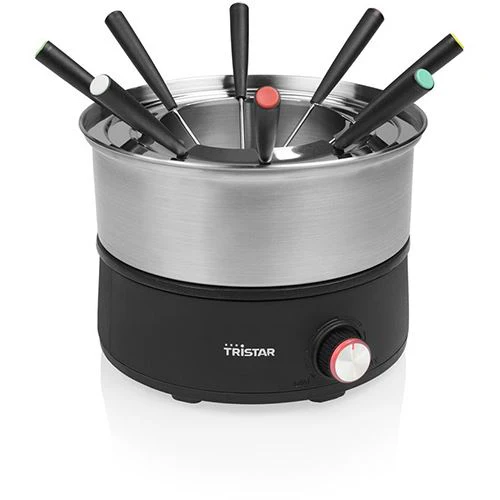Fondue Tristar FO-1110 | 1.5L | 1200W - Preto | Cinzento