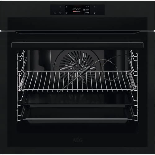 Forno Elétrico Aeg Series 8000 Bpe748380T | Pirolítico | 71 L | 59.5 Cm | A++ | Preto - Outlet Loja Benfica - Grade A