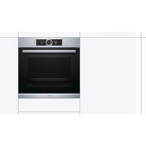 Forno Elétrico Bosch Serie 8 Hbg6764S1 | Pirolítico | 71 L | 59.5 Cm | A+ | Aço Inoxidável - Outlet Loja Benfica - Grade B - Image 2