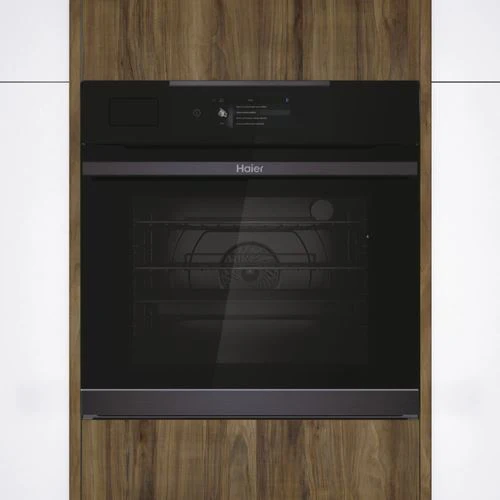 Forno Elétrico Haier I-Touch Steam Series 4 Hwo60Sm4Ts9Bh | Pirolítico | 70 L | 59.5 Cm | A+ | Preto - Outlet Loja Benfica - Grade B - Image 2