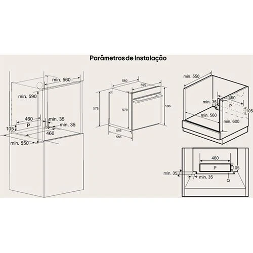 Forno Elétrico LG WS5D7230S Instaview | 72 L | 59.5 cm | A | Inox - Image 10