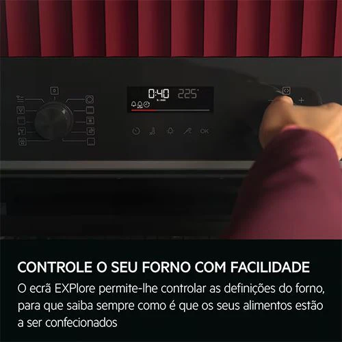 Forno Elétrico AEG TU5PB43SM | Pirolítico | 72 L | 59.5 cm | A++ | Inox - Outlet - Grade A - Image 3