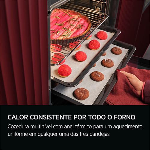 Forno Elétrico AEG TU5PB43SM | Pirolítico | 72 L | 59.5 cm | A++ | Inox - Outlet - Grade A - Image 4