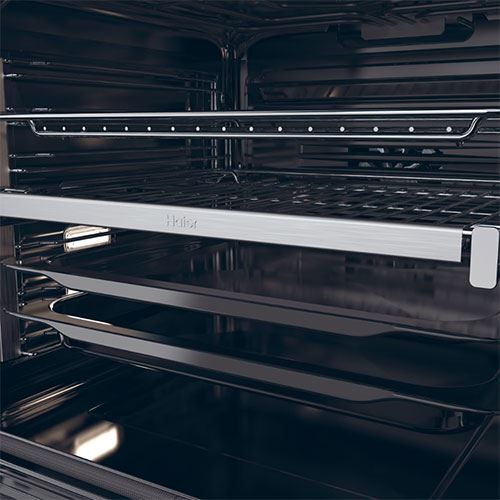 Forno Elétrico Haier H6 ID68C5YTB | 78 L | 59.5 cm | A++ | Preto - Image 14