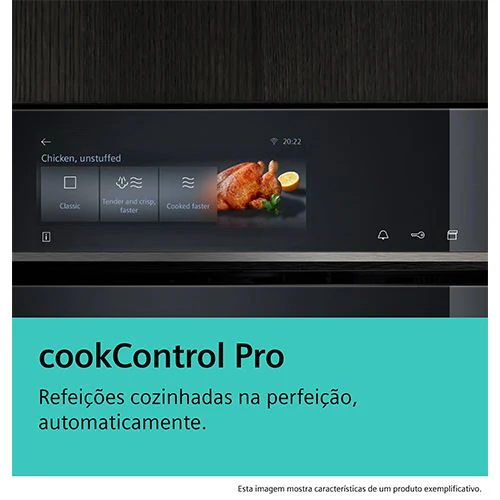 Forno Elétrico Siemens iQ700 HM776GKB1 | Pirolítico | 67 L | 59.4 cm | Preto - Image 9