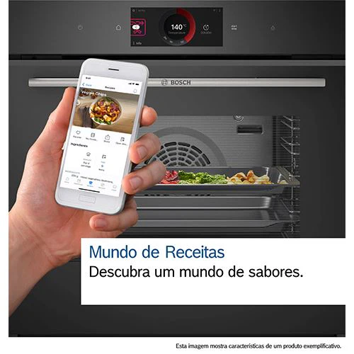 Forno Micro-ondas Encastrável Bosch CMG7241B1 Serie 8 | 60x45 cm | 45 L | 900 W | Preto - Image 7