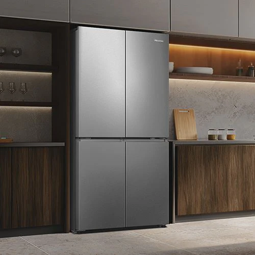 Frigorífico Americano Hisense Rq5P470Seie | 178,5X79,4X69,8 Cm | 483 L | E | Look Inox - Outlet - Grade B - Image 5