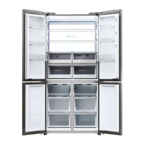 Frigorífico Americano Haier HCW9919FSGB | 190x90,5x69,7 cm | 386 L | F | Preto - Image 3