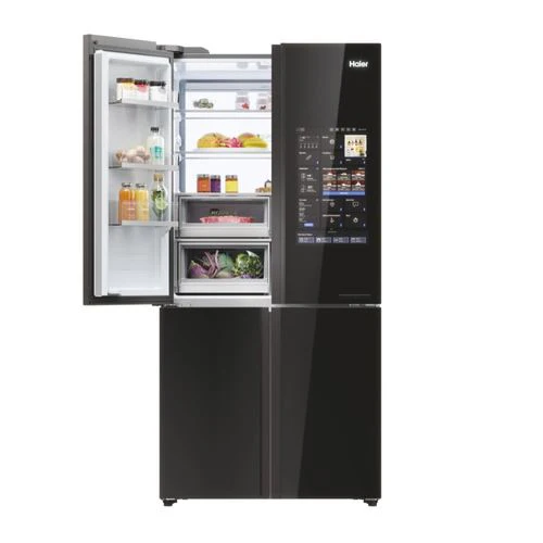 Frigorífico Americano Haier HCW9919FSGB | 190x90,5x69,7 cm | 386 L | F | Preto - Image 4