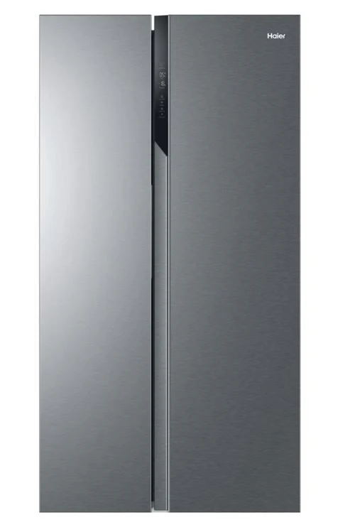 Frigorífico Americano Haier HSR3918ENPG | 177,5x90,8x64,7 cm | 337 L | E | Prateado