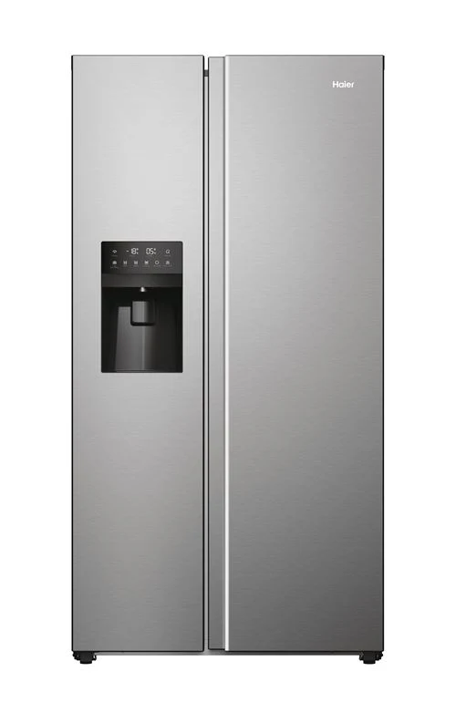 Frigorífico Americano Haier HSR5918DIMP | 177,5x90,8x65,9 cm | 511 L | D | Platina, Aço inoxidável