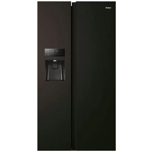 Frigorífico Americano Haier HSR5918DIPB | 177.5x90.8x65.9 cm | 511 L | D | Preto