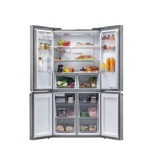 Frigorífico Americano Haier HTF-520IP7 | 190x90,8x64,8 cm | 351 L | F | Platina, Inox - Image 3