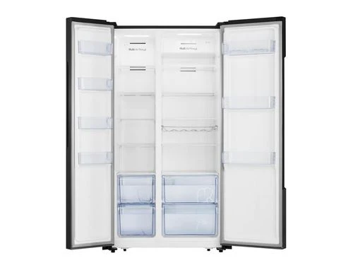 Frigorífico Americano Hisense RS670N4BF3 | 178,6x91x64,3 cm | 336 L | D | Preto - Image 3