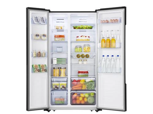 Frigorífico Americano Hisense RS670N4BF3 | 178,6x91x64,3 cm | 336 L | D | Preto - Image 4