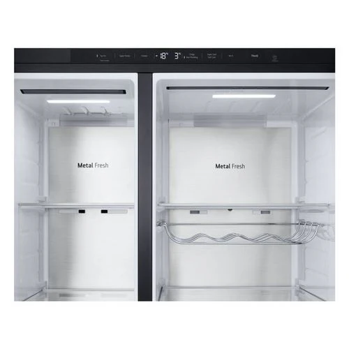 Frigorífico Americano LG GSLE91EVAC | 179x91,3x73,5 cm | 628 L | C | Preto - Image 5