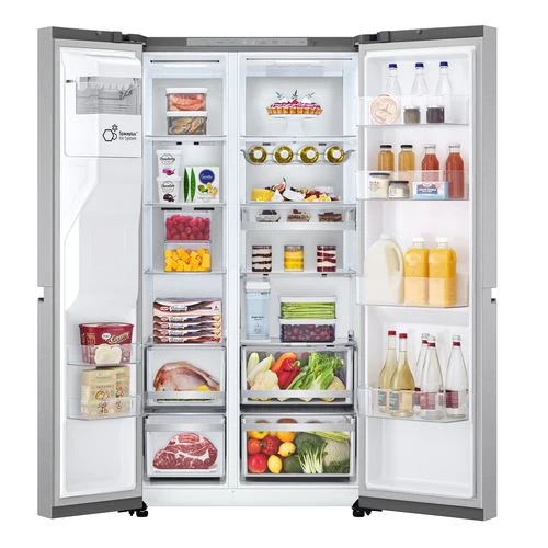 Frigorífico Americano LG GSLE91MBAB | 179x91,3x73,1 cm | 623 L | B | Aço inoxidável - Image 2