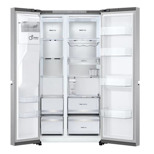 Frigorífico Americano LG GSLE91MBAB | 179x91,3x73,1 cm | 623 L | B | Aço inoxidável - Image 3