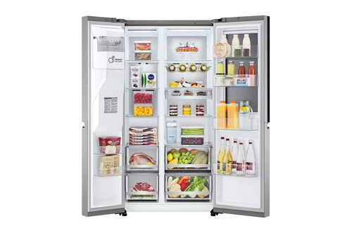 Frigorífico Americano LG GSXV91MBAE | 179x91,3x73,5 cm | 416 L | E | Inox - Image 2