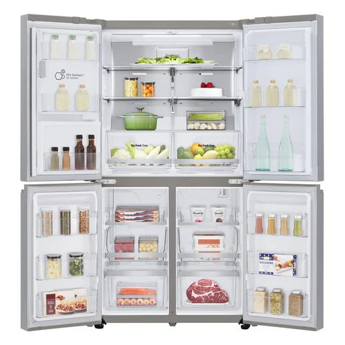 Frigorífico Americano LG NatureFRESH | 179,3x91,2x74,4 cm | 368 L | E | Inox - Image 2